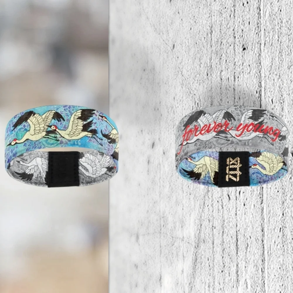 🖤 ZOX “Forever Young” Wristband — Retired • Complete Set Size Medium